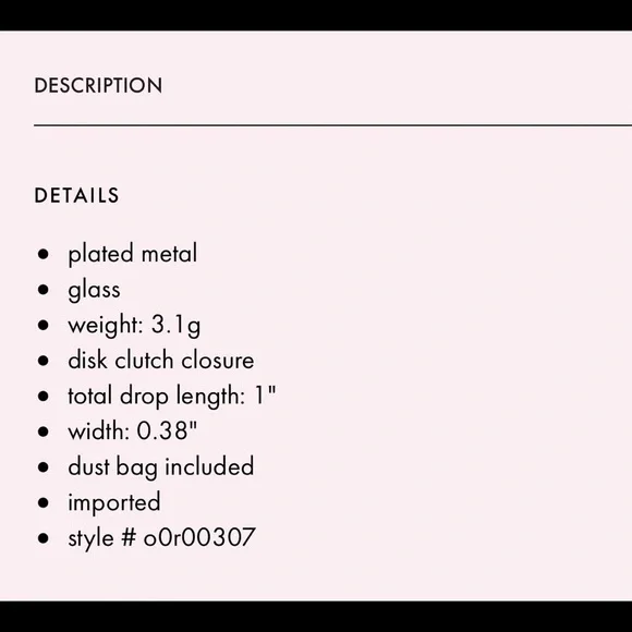 NWT KATE SPADE ♠️ RISE & SHINE DROP HUGGIES - Picture 10 of 10